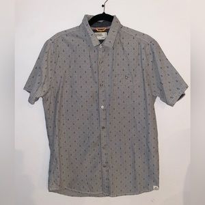 Men’s short sleeve , casual bottom down anchors print